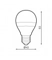 Pack-6 Bombillas Led 5W 450LM 200º E27
