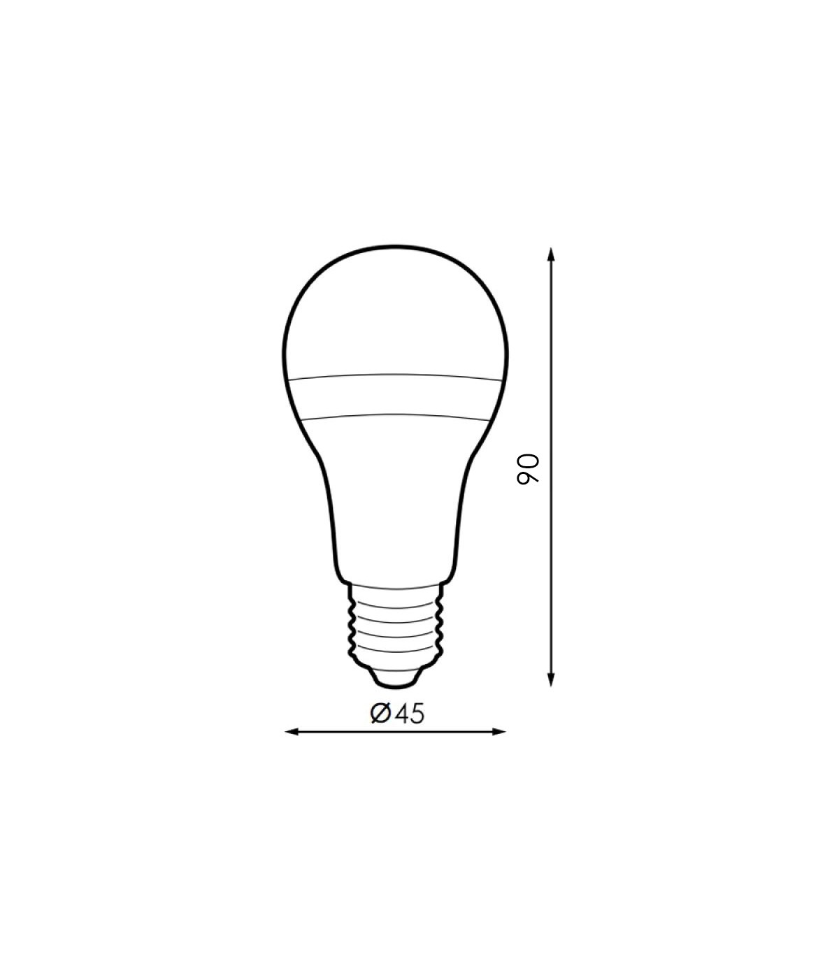 Pack-6 Bombillas Led 7W 630LM 200º E27
