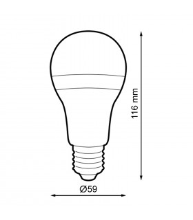 Pack-6 Bombillas Led 10W 820LM 200º E27