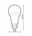 Pack-6 Bombillas Led 10W 820LM 200º E27