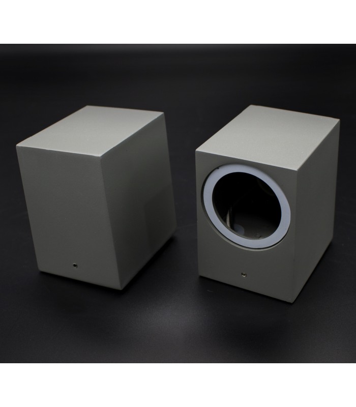 Aplique Pared Grey Kube 1xGU10 IP54