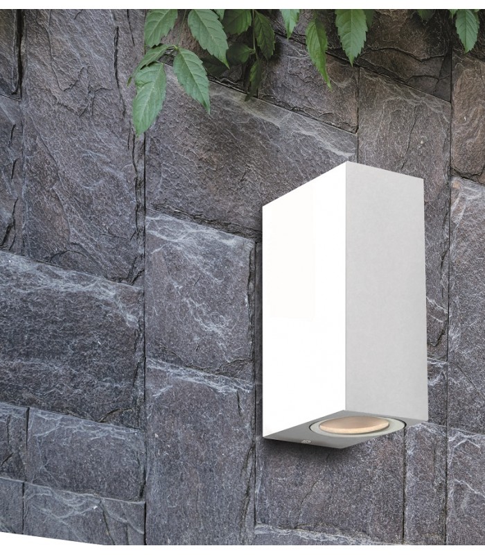 Aplique Pared White Kube 2xGU10 IP54
