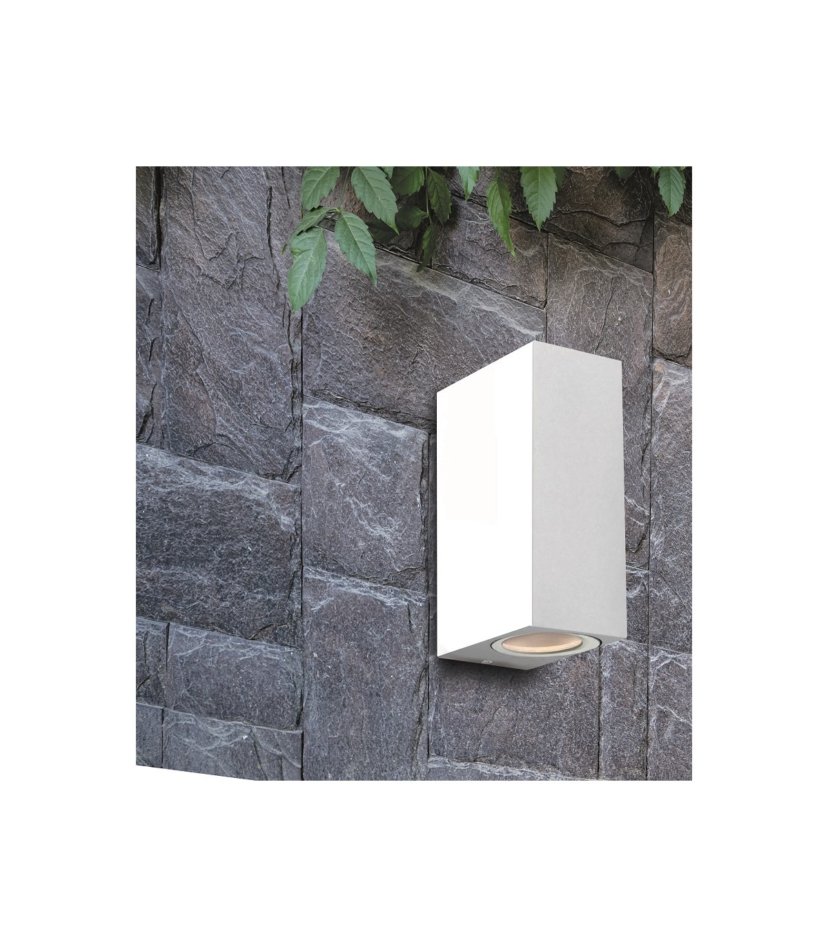 Aplique Pared White Kube 2xGU10 IP54