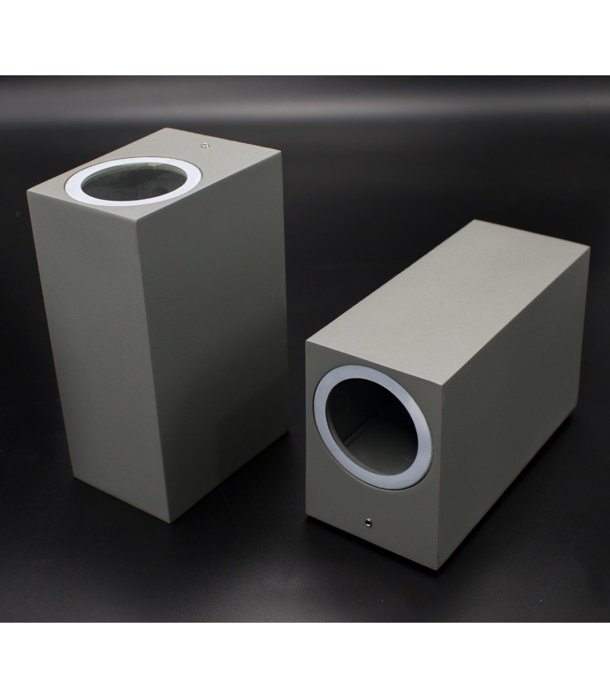 Aplique Pared Grey Kube 2xGU10 IP54