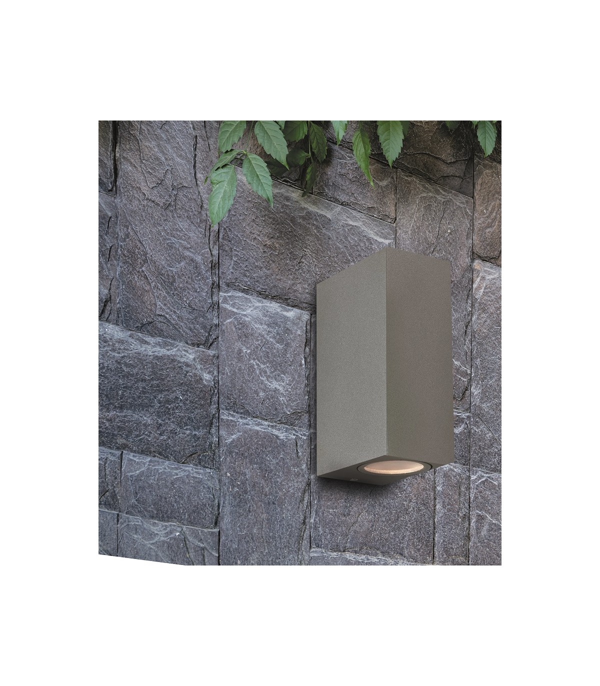Aplique Pared Grey Kube 2xGU10 IP54