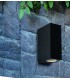 Aplique Pared BLack Kube 2xGU10 IP54