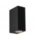 Aplique Pared BLack Kube 2xGU10 IP54