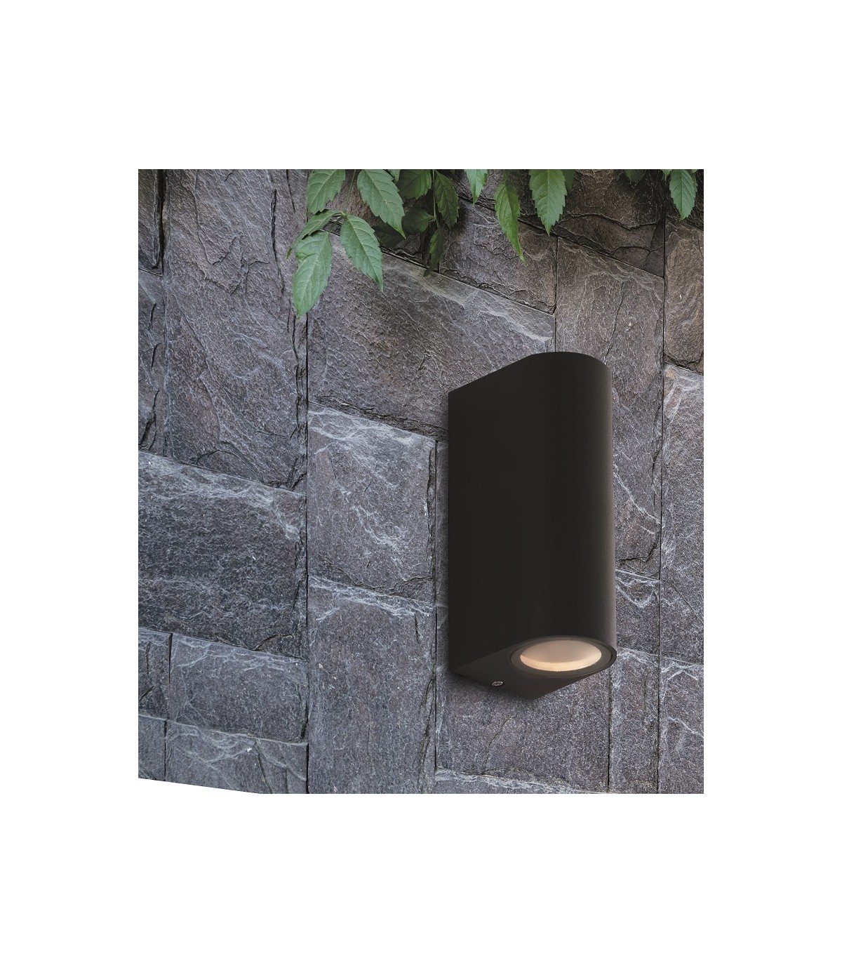 Aplique Pared BLack Middle 2xGU10 IP54