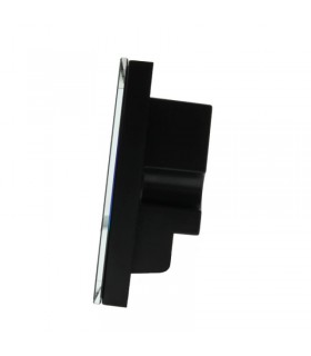 Controlador Empotrable Táctil RGB 12/24V 144/288W IP20 Negro