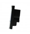 Controlador Empotrable Táctil RGB 12/24V 144/288W IP20 Negro