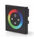 Controlador Empotrable Táctil RGB 12/24V 144/288W IP20 Negro
