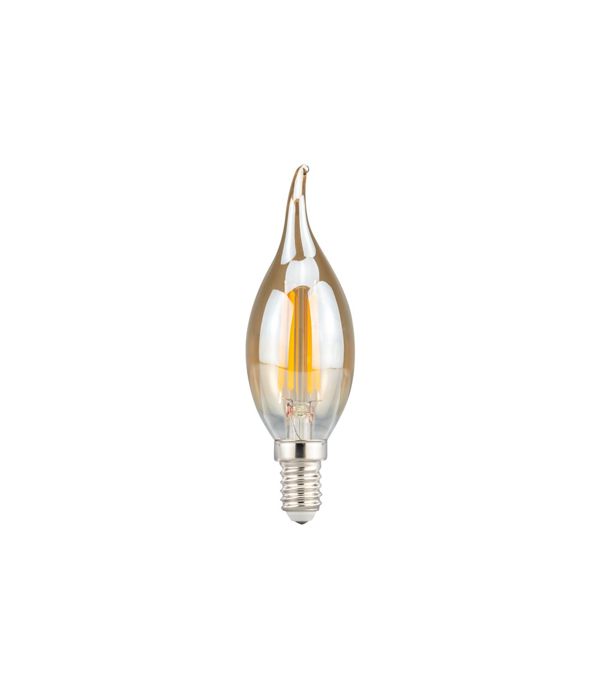 Bombilla Filamento LUXTAR Vela Viento 4W 430Lm 330º E14