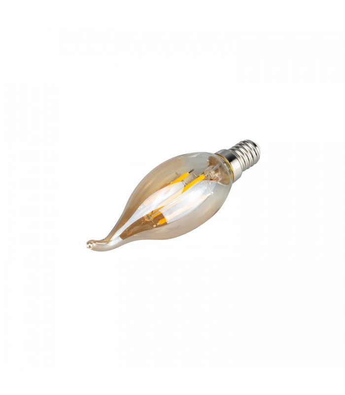 Bombilla Filamento LUXTAR Vela Viento 4W 430Lm 330º E14