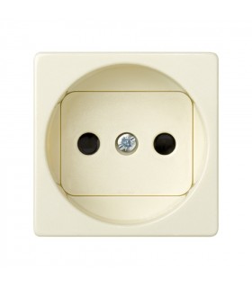 Base Enchufe Bipolar 16A 250V Dispositivo Seguridad Marfil Simon 27