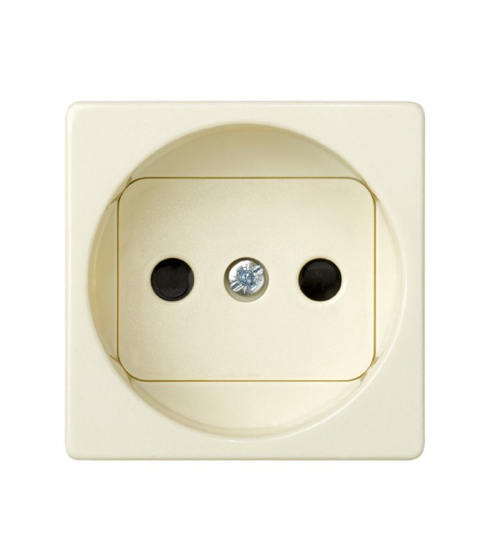 Base Enchufe Bipolar 16A 250V Dispositivo Seguridad Marfil Simon 27