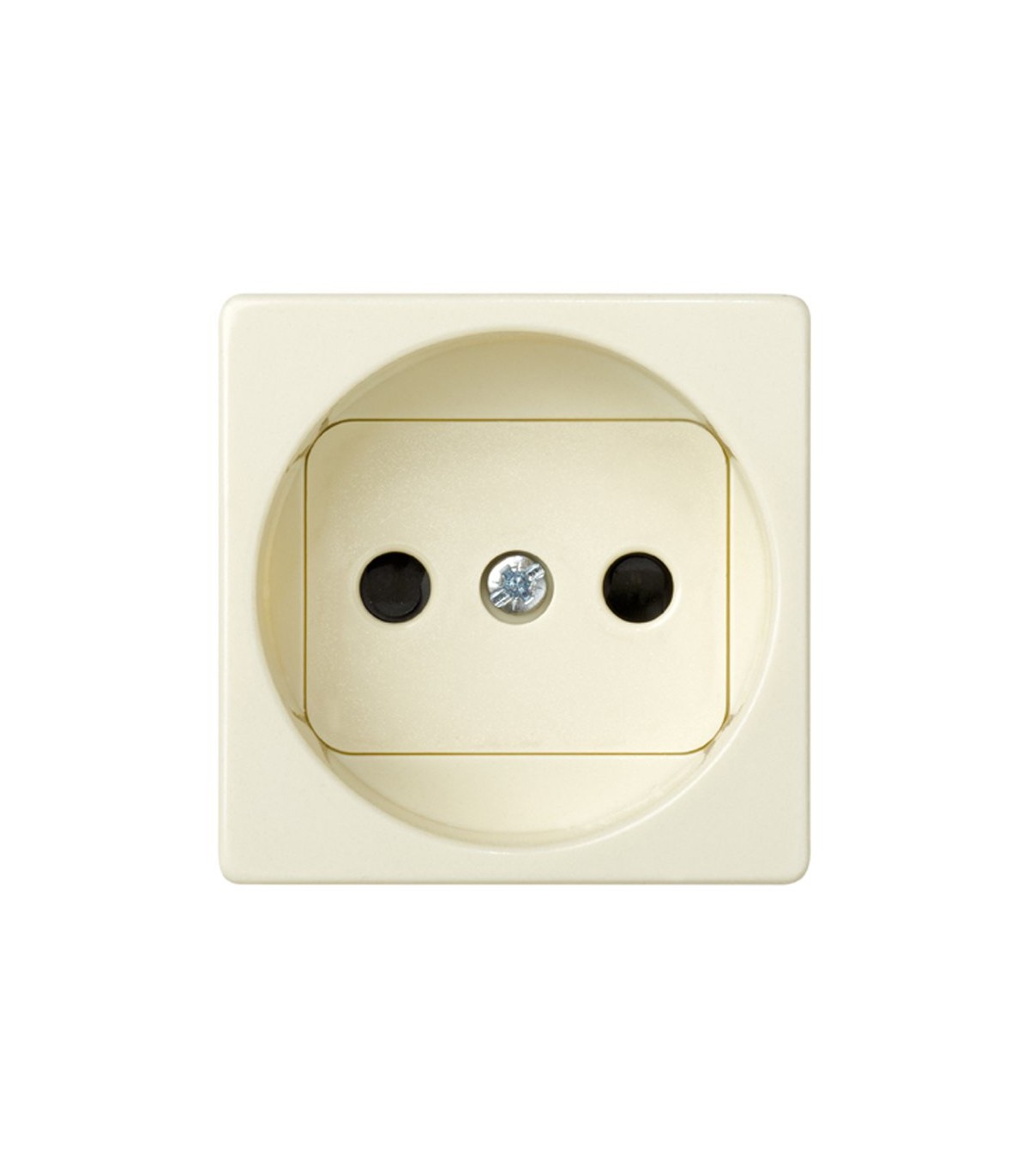 Base Enchufe Bipolar 16A 250V Dispositivo Seguridad Marfil Simon 27
