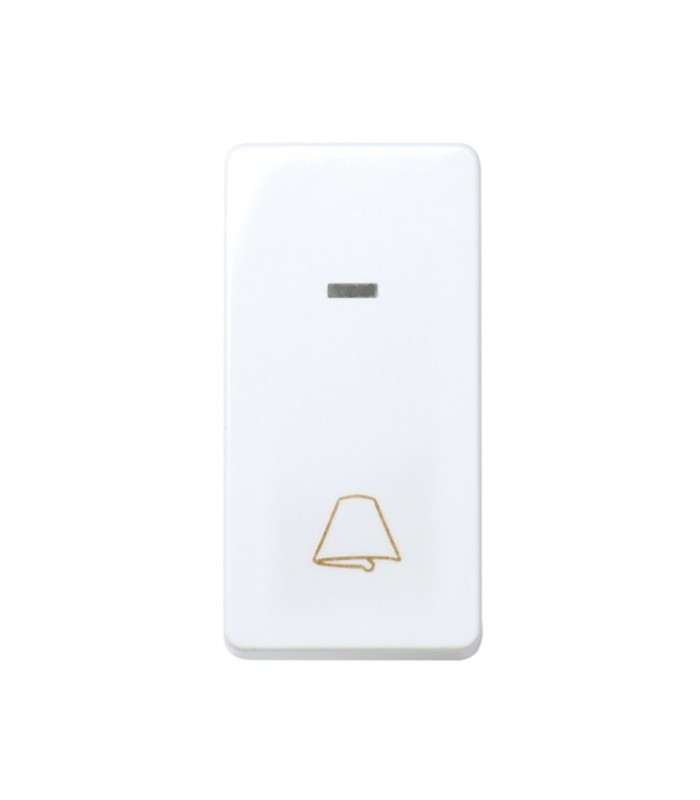 Pulsador Campana Con Luminoso Estrecho 10AX 250V Blanco Simon 27