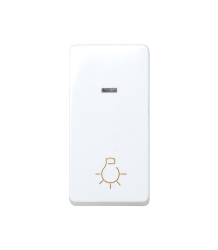 Pulsador Luz Con Luminoso Estrecho 10AX 250V Blanco Simon 27