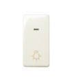 Pulsador Luz Con Luminoso Estrecho 10AX 250V Marfil Simon 27