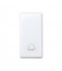 Pulsador Campana Estrecho 10AX 250V Blanco Simon 27