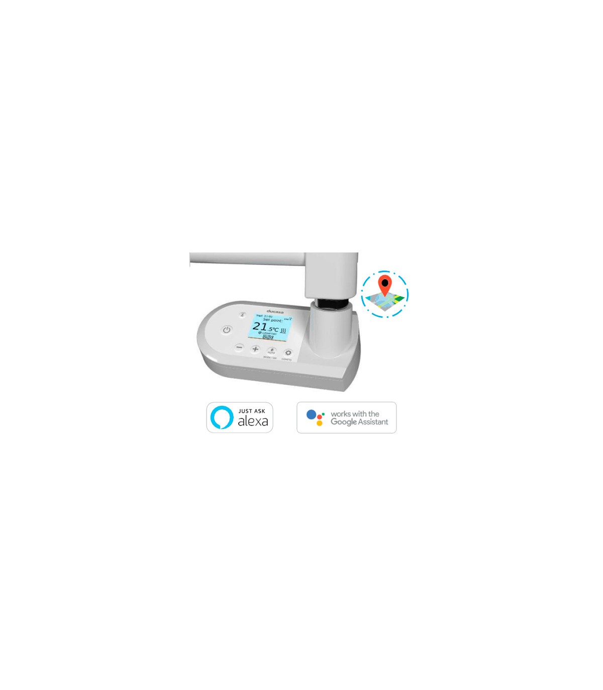 Toallero Eléctrico Blanco MC DUCAHEAT W/B 750W