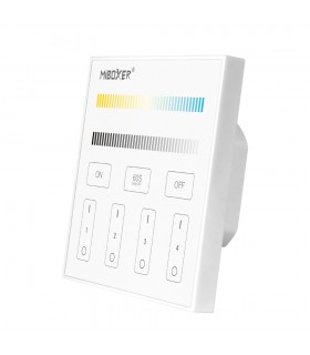 Mando de pared RF 4 Zonas 220V CCT MiBoxer T2