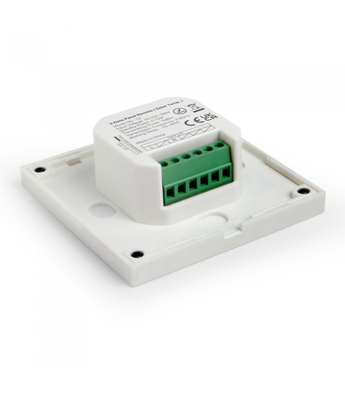 Mando de pared RF 4 Zonas 220V CCT MiBoxer T2