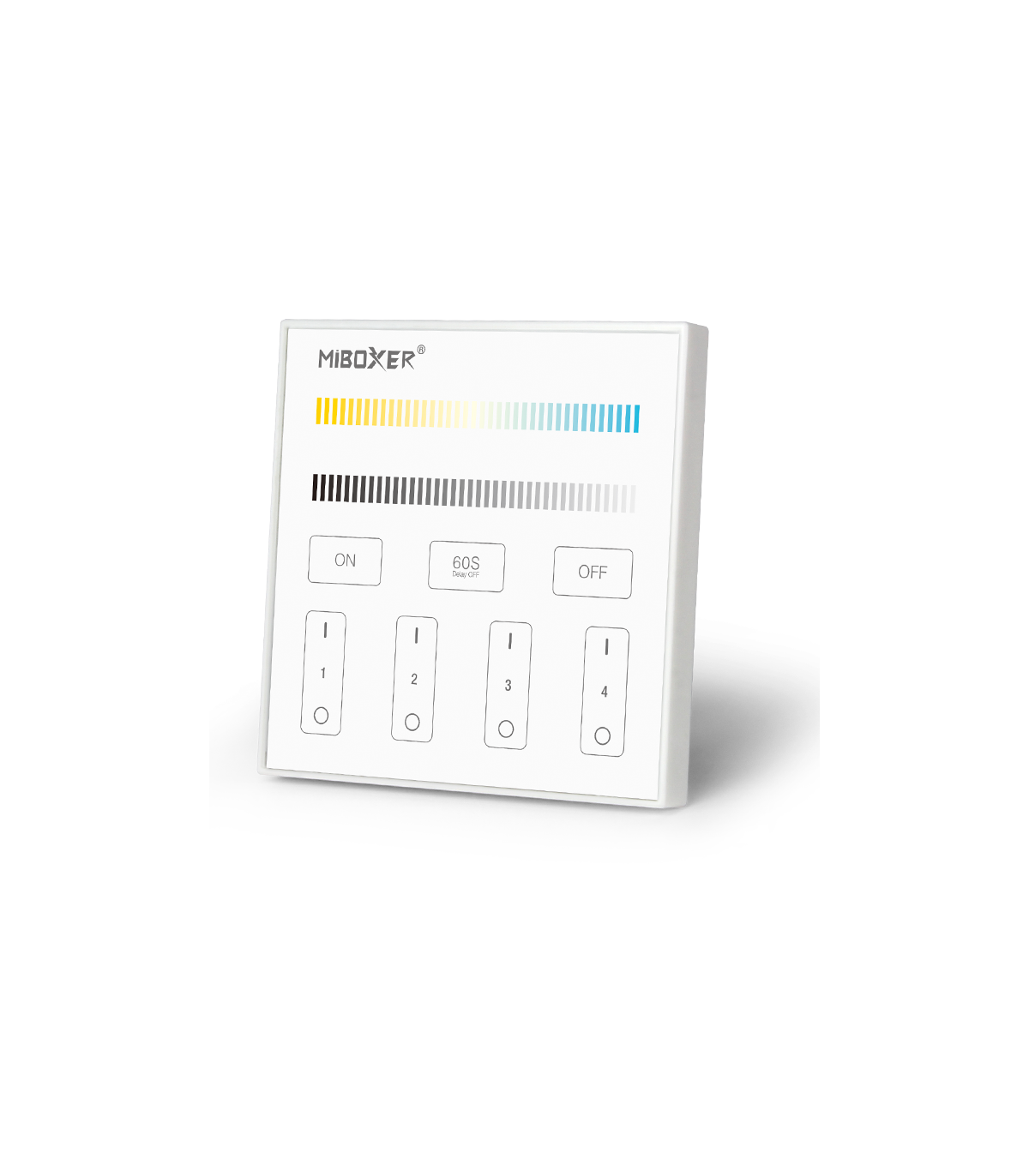 Mando de pared RF 4 Zonas 220V CCT MiBoxer T2
