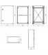 Caja Superficie Serie GAVIA ABS Puerta Opaca 60x40x20cm IP65