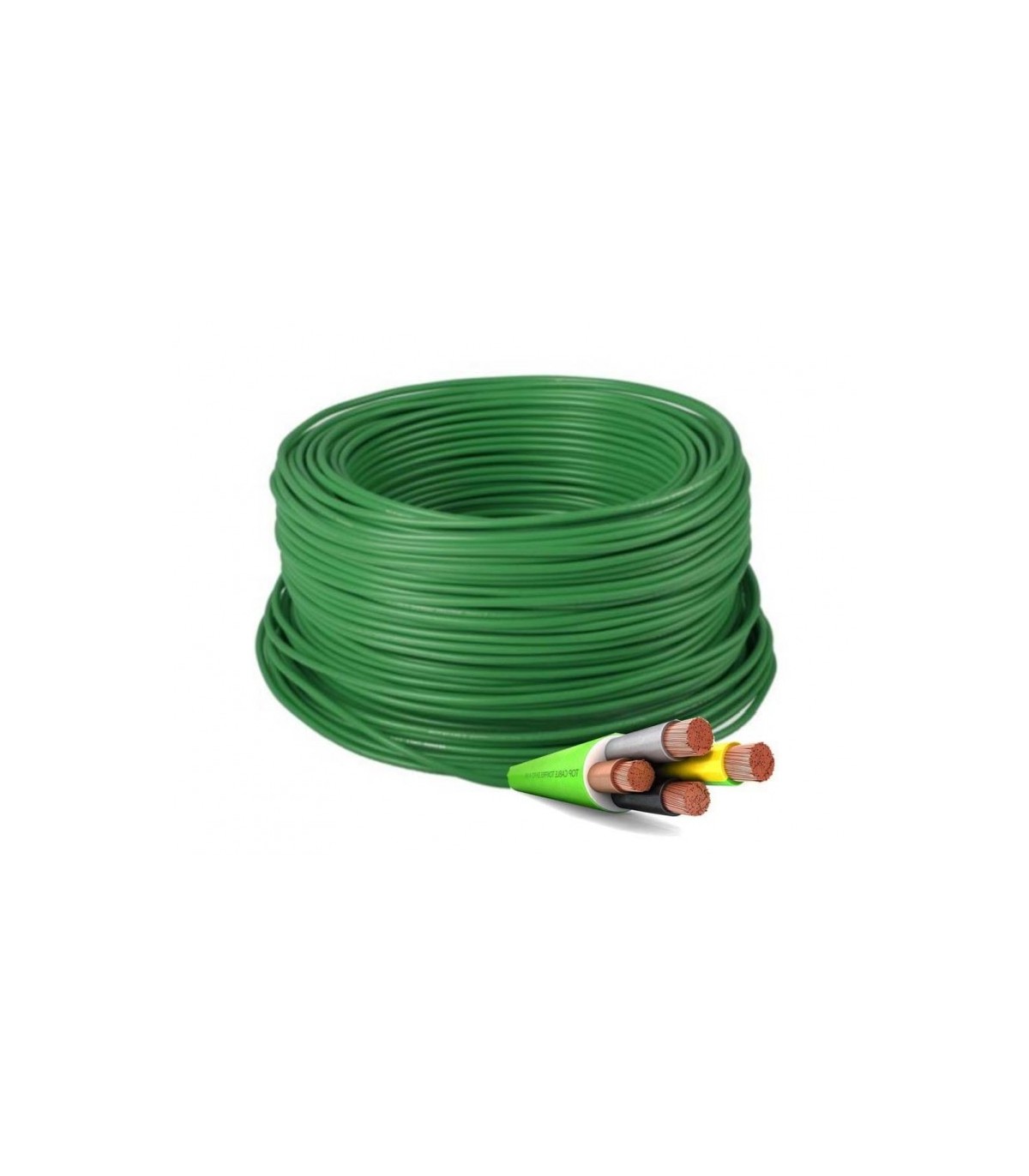 Manguera RZ1-K 1KV CPR 4x6mm² Verde Libre halógenos (metro)