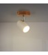 Aplique de Techo Gu10 Orientable Serie WOOD 1 Foco