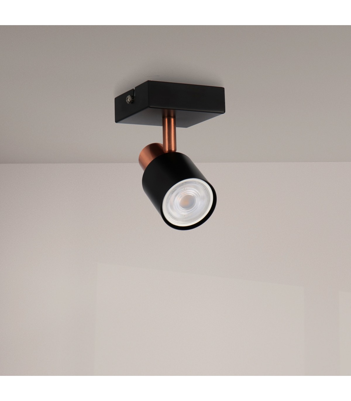 Aplique de Techo Gu10 Orientable Serie GOLD 1 Foco