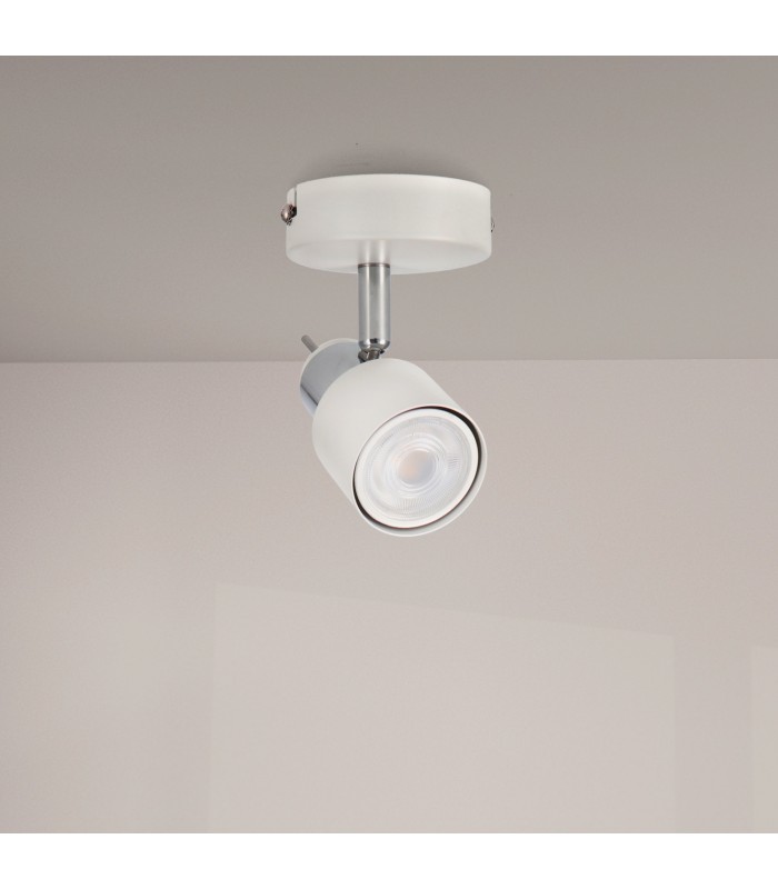 Aplique de Techo Gu10 Orientable Serie WHITE 1 Foco