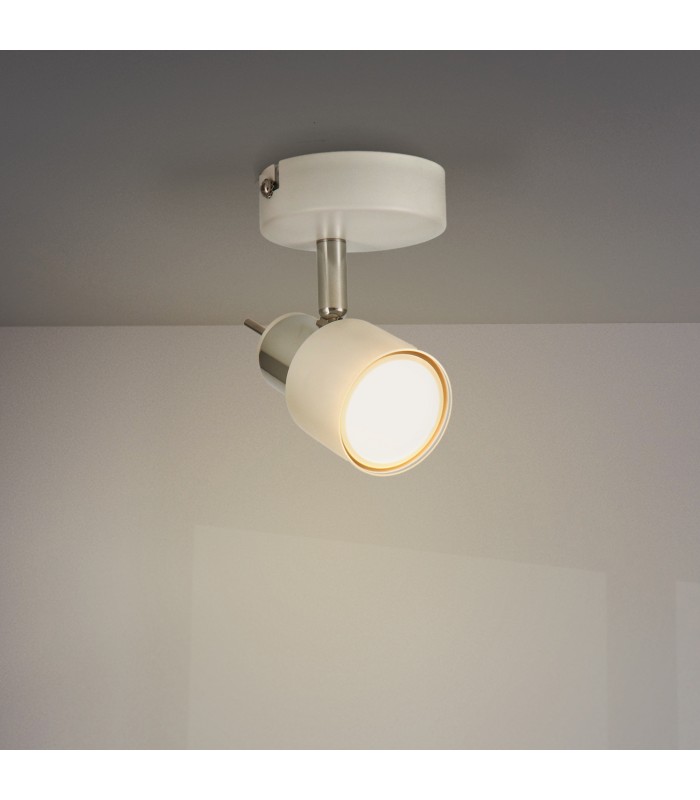 Aplique de Techo Gu10 Orientable Serie WHITE 1 Foco