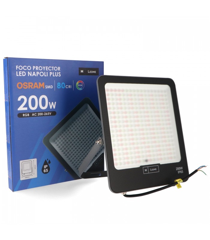 Proyector Led Napoli Plus RGB 200W IP65