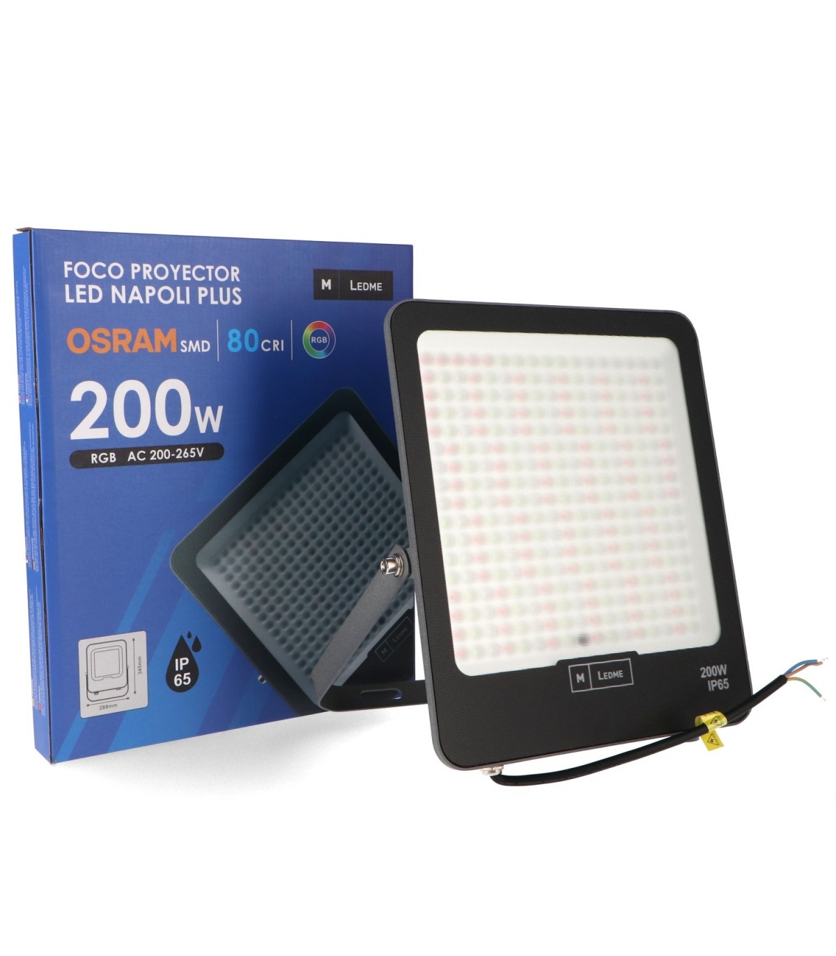Proyector Led Napoli Plus RGB 200W IP65