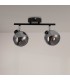 Aplique de Techo E14 Orientable Serie GLASS 2 Focos
