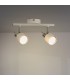 Aplique de Techo Gu10 Orientable Serie WHITE 2 Focos
