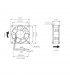 Ventilador 12Vcc 60X60X25mm Cojinete 2 Hilos