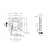 Ventilador 12Vcc 60X60X10mm Cojinete 2 Hilos