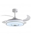 Ventilador COLORS DC Bluethooth 72W 6480Lm 4 Aspas Blanco CCT