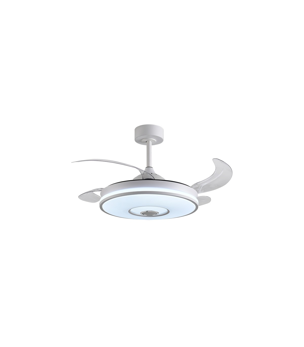 Ventilador COLORS DC Bluethooth 72W 6480Lm 4 Aspas Blanco CCT