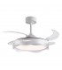 Ventilador ONDAS DC 72W 6480Lm 4 Aspas Blanco CCT