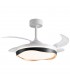Ventilador ALMATI DC 72W 6480Lm 4 Aspas Blanco/Negro CCT