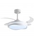 Ventilador ALMATI DC 72W 6480Lm 4 Aspas Blanco CCT