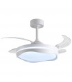 Ventilador ALMATI DC 72W 6480Lm 4 Aspas Blanco CCT