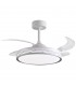 Ventilador RIGA DC 72W 6480Lm 4 Aspas Blanco CCT
