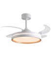 Ventilador AKRAN DC 72W 6480Lm 4 Aspas Blanco/Oro CCT