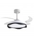 Ventilador OLAS DC 72W 6480Lm 4 Aspas Blanco/Negro CCT