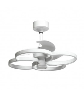 Ventilador Led TREBOL Blanco DC 100W 1900Lm 3 Aspas CCT